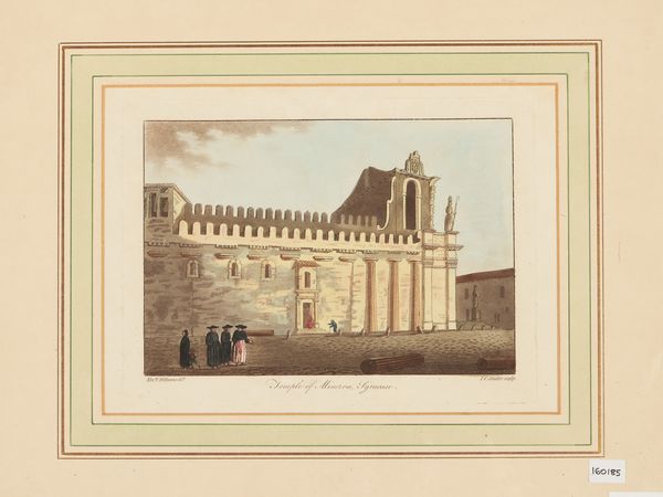 Temple of Minerva, Syracuse 1802  - Asta La Sicilia in una collezione di stampe - Associazione Nazionale - Case d'Asta italiane