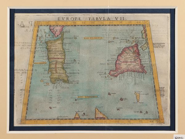 Europae tabula VII (1674)  - Asta La Sicilia in una collezione di stampe - Associazione Nazionale - Case d'Asta italiane