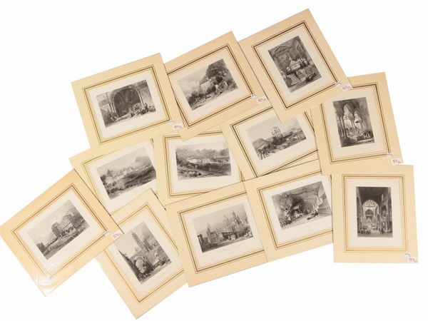 Vedute e monumenti di Palermo  - Asta La Sicilia in una collezione di stampe - Associazione Nazionale - Case d'Asta italiane