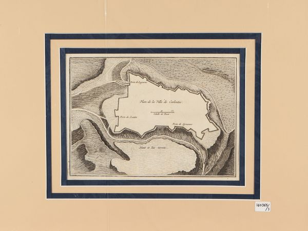 Plan de la Ville de Carlentin - Plan de la Ville de Palerme - Explication du Plan de Catania (1734)  - Asta La Sicilia in una collezione di stampe - Associazione Nazionale - Case d'Asta italiane