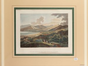 Achille-Etienne Gigault de La Salle - Vue du Golfe de Melazzo prise de Tindare (1822)