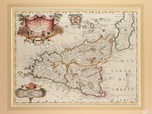 Vincenzo Maria Coronelli - Trinacria hoggidi Sicilia