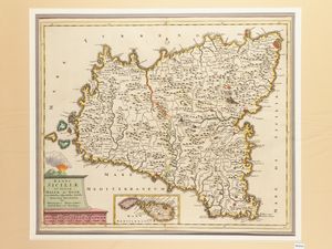 Cornelius Danckerts - Regni Siciliae et Insulae Maltae et Gozae