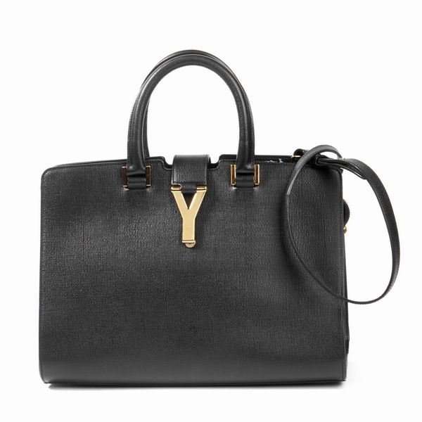 YVES SAINT LAURENT BORSA CLASSIC Y CABAS  - Asta Vintage: borse e accessori di hermes, louis vuitton e altre grandi maison - Associazione Nazionale - Case d'Asta italiane