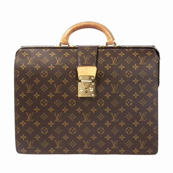 LOUIS VUITTON CARTELLA SERVIETTE FERMOIR  - Asta Vintage: borse e accessori di hermes, louis vuitton e altre grandi maison - Associazione Nazionale - Case d'Asta italiane