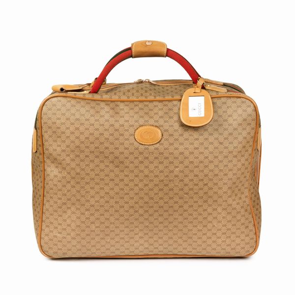 GUCCI BORSONE VINTAGE  - Asta Vintage: borse e accessori di hermes, louis vuitton e altre grandi maison - Associazione Nazionale - Case d'Asta italiane