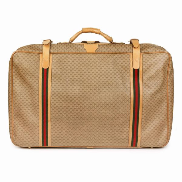 GUCCI VALIGIA VINTAGE  - Asta Vintage: borse e accessori di hermes, louis vuitton e altre grandi maison - Associazione Nazionale - Case d'Asta italiane
