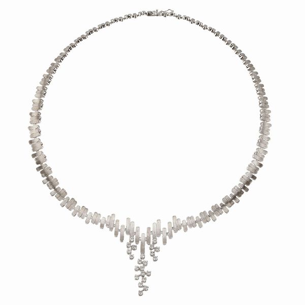 GIROCOLLO CON DIAMANTI  - Asta Gioielli - Associazione Nazionale - Case d'Asta italiane