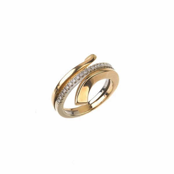 DAMIANI ANELLO CON DIAMANTI  - Asta Gioielli - Associazione Nazionale - Case d'Asta italiane