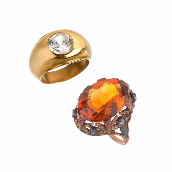 DUE ANELLI  - Asta Gioielli - Associazione Nazionale - Case d'Asta italiane