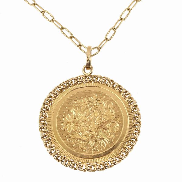 LUNGA COLLANA CON PENDENTE  - Asta Gioielli - Associazione Nazionale - Case d'Asta italiane