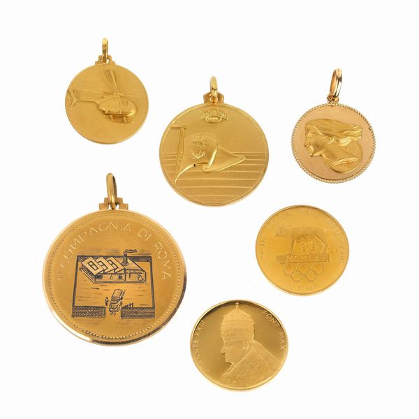 GRUPPO DI MEDAGLIE  - Asta Gioielli - Associazione Nazionale - Case d'Asta italiane