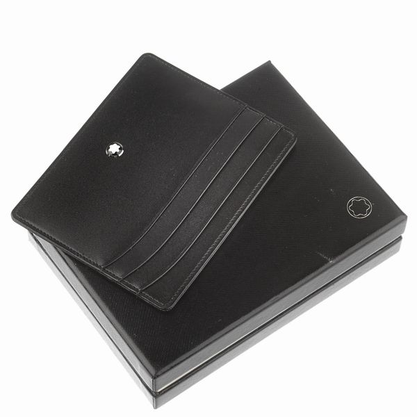 MONTBLANC MEISTERSTUCK PORTA CARTE DI CREDITO  - Asta Orologi - Associazione Nazionale - Case d'Asta italiane