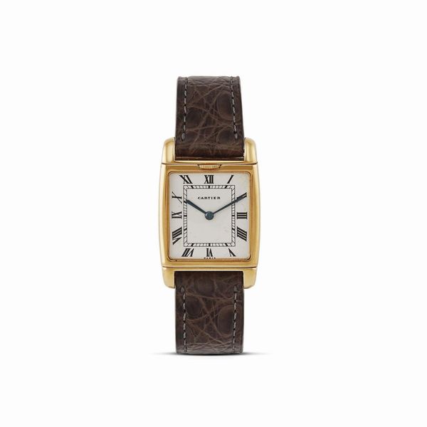 CARTIER : RARO CARTIER PARIS REVERSO DUAL TIME  - Asta OROLOGI - Associazione Nazionale - Case d'Asta italiane