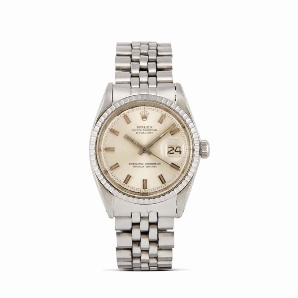 ROLEX : ROLEX DATEJUST “WIDE BOY” REF. 1603 N. 26248XX ANNO 1971  - Asta OROLOGI - Associazione Nazionale - Case d'Asta italiane