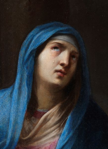 Scuola dell'Italia centrale, metà del secolo XVIII : Piet� con due sante  - Asta Dipinti e Disegni Antichi - Associazione Nazionale - Case d'Asta italiane