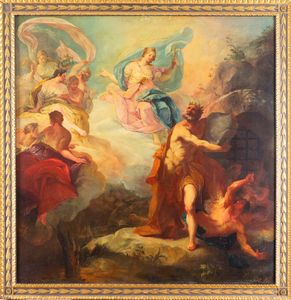 Scuola francese, secolo XVIII : Ade, Demetra e Persefone  - Asta Dipinti e Disegni Antichi - Associazione Nazionale - Case d'Asta italiane