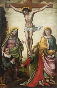 BERNARDINO LANINO (SCUOLA DI) XVI sec - Crocifissione