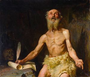 CAMILLO TANGO Italia 1875 - 1967 - San Gerolamo 1906