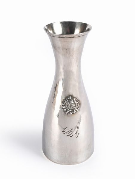 Bottiglia da mezzo litro in argento, Brandimarte, Firenze  - Asta Argenti Antichi e da Collezione - Associazione Nazionale - Case d'Asta italiane