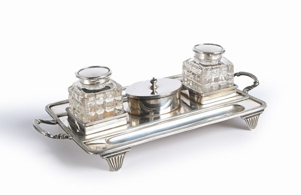 Calamaio in argento, Londra 1898  - Asta Argenti Antichi e da Collezione - Associazione Nazionale - Case d'Asta italiane