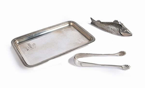 Tre oggetti in argento 800/000  - Asta Argenti Antichi e da Collezione - Associazione Nazionale - Case d'Asta italiane