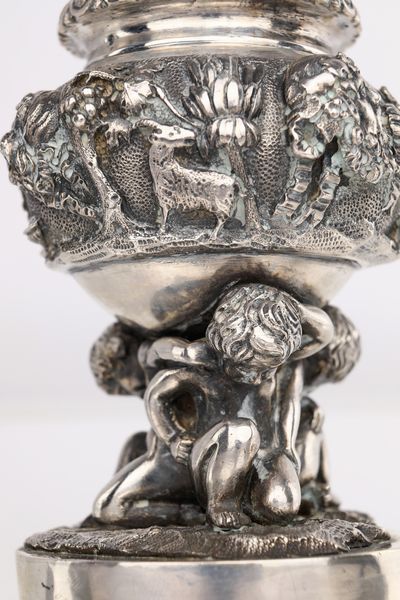 Calamaio in argento 800/000, Italia, 1880 ca.  - Asta Argenti Antichi e da Collezione - Associazione Nazionale - Case d'Asta italiane