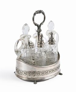 Cruet in argento 800/000  - Asta Argenti Antichi e da Collezione - Associazione Nazionale - Case d'Asta italiane