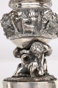 Calamaio in argento 800/000, Italia, 1880 ca.  - Asta Argenti Antichi e da Collezione - Associazione Nazionale - Case d'Asta italiane