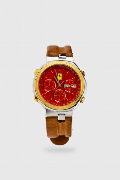 Ferrari : Mod. �Formula chronograph�  anni '90  - Asta Orologi  - Associazione Nazionale - Case d'Asta italiane