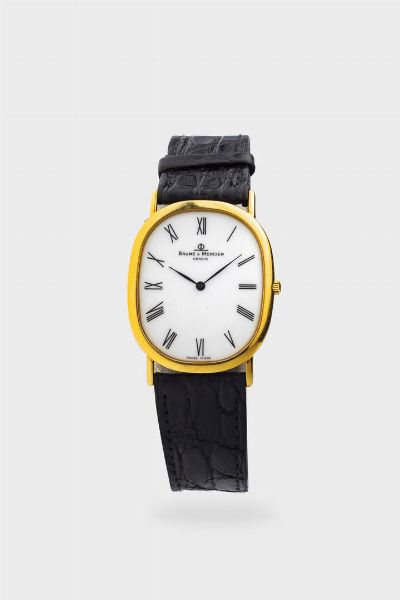 Baume & Mercier : Mod. �Ellipse�  ref. 17600  anni '80  - Asta Orologi  - Associazione Nazionale - Case d'Asta italiane