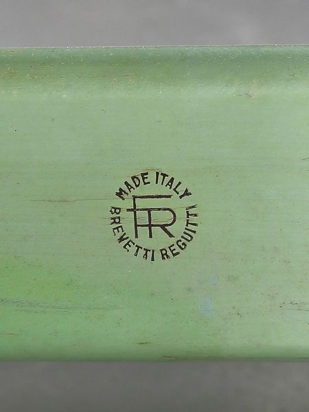 HAUNER CARLO  (1927 - 1996) : Quattro poltroncine e un tavolo pieghevoli per Fratelli Reguitti, Agnosine  - Asta Asta 458 | DESIGN E ARTI DECORATIVE DEL NOVECENTO Online - Associazione Nazionale - Case d'Asta italiane