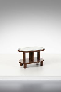 MANIFATTURA ITALIANA - Tavolino ovale da caffè