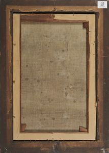 POSTIGLIONE LUCA (1876 - 1936) : Idillio  - Asta Asta 460 | ARTE ANTICA E DEL XIX SECOLO - Da una dimora veneta e altre committenze Tradizionale - Associazione Nazionale - Case d'Asta italiane