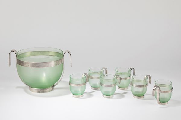 MASSIMO VIGNELLI : Servizio da punch  - Asta Design e Arti Decorative - Associazione Nazionale - Case d'Asta italiane