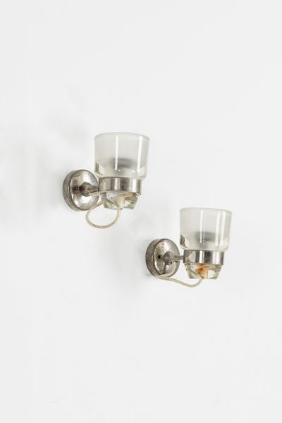MARCO ZANUSO : Coppia di lampade da parete  - Asta Design e Arti Decorative - Associazione Nazionale - Case d'Asta italiane