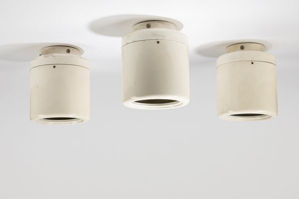 GINO SARFATTI : Tre plafoniere  - Asta Design e Arti Decorative - Associazione Nazionale - Case d'Asta italiane