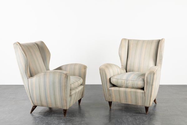 GIO PONTI : Coppia di poltrone  - Asta Design e Arti Decorative - Associazione Nazionale - Case d'Asta italiane