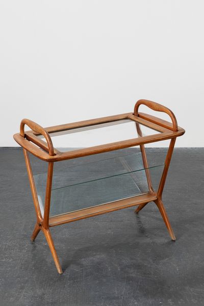 ICO PARISI : Portariviste con vassoio  - Asta Design e Arti Decorative - Associazione Nazionale - Case d'Asta italiane