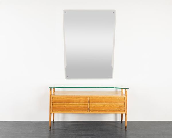 La Permanente Mobili Cantù : Comò con specchiera  - Asta Design e Arti Decorative - Associazione Nazionale - Case d'Asta italiane