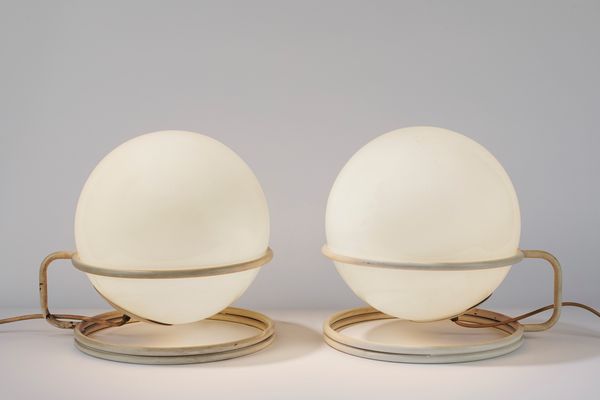 GAETANO MISSAGLIA : Coppia di lampade da tavolo  - Asta Design e Arti Decorative - Associazione Nazionale - Case d'Asta italiane