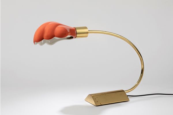 TOMMASO BARBI : Lampada da tavolo  - Asta Design e Arti Decorative - Associazione Nazionale - Case d'Asta italiane