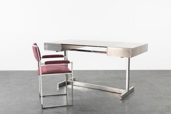 WILLY RIZZO : Scrivania e poltrona  - Asta Design e Arti Decorative - Associazione Nazionale - Case d'Asta italiane