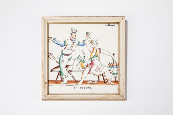 GIO PONTI : La bevuta  - Asta Design e Arti Decorative - Associazione Nazionale - Case d'Asta italiane