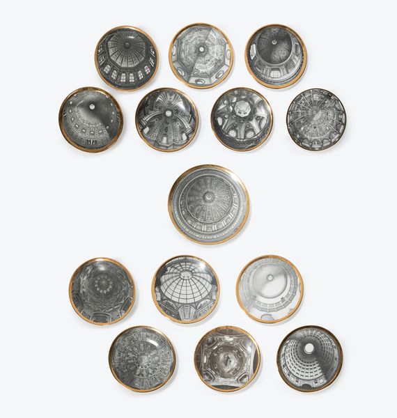 Piero Fornasetti : Cupole d'Italia  - Asta Design e Arti Decorative - Associazione Nazionale - Case d'Asta italiane