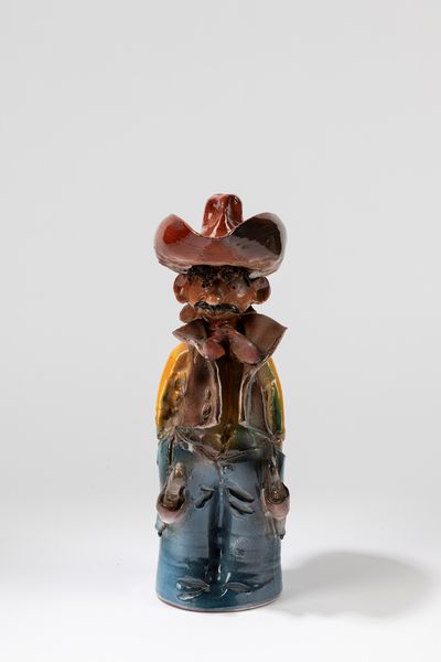 Eliseo  Salino : Cowboy  - Asta Design e Arti Decorative - Associazione Nazionale - Case d'Asta italiane