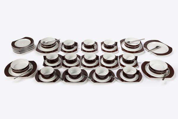 Joe Colombo, : Servizio Prima Classe Alitalia  - Asta Design e Arti Decorative - Associazione Nazionale - Case d'Asta italiane