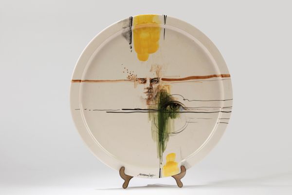 Federico Moroni : Piatto da parete  - Asta Design e Arti Decorative - Associazione Nazionale - Case d'Asta italiane