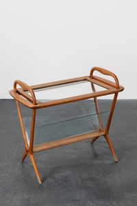 ICO PARISI - Portariviste con vassoio