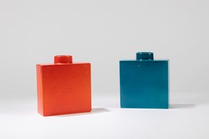 GIO PONTI - Coppia di vasi